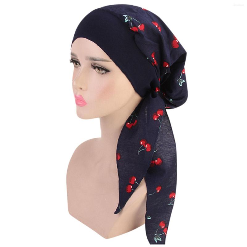 

Berets Loose Casual Headwear Cap Turban Print Women's Baseball Caps Hats, Red