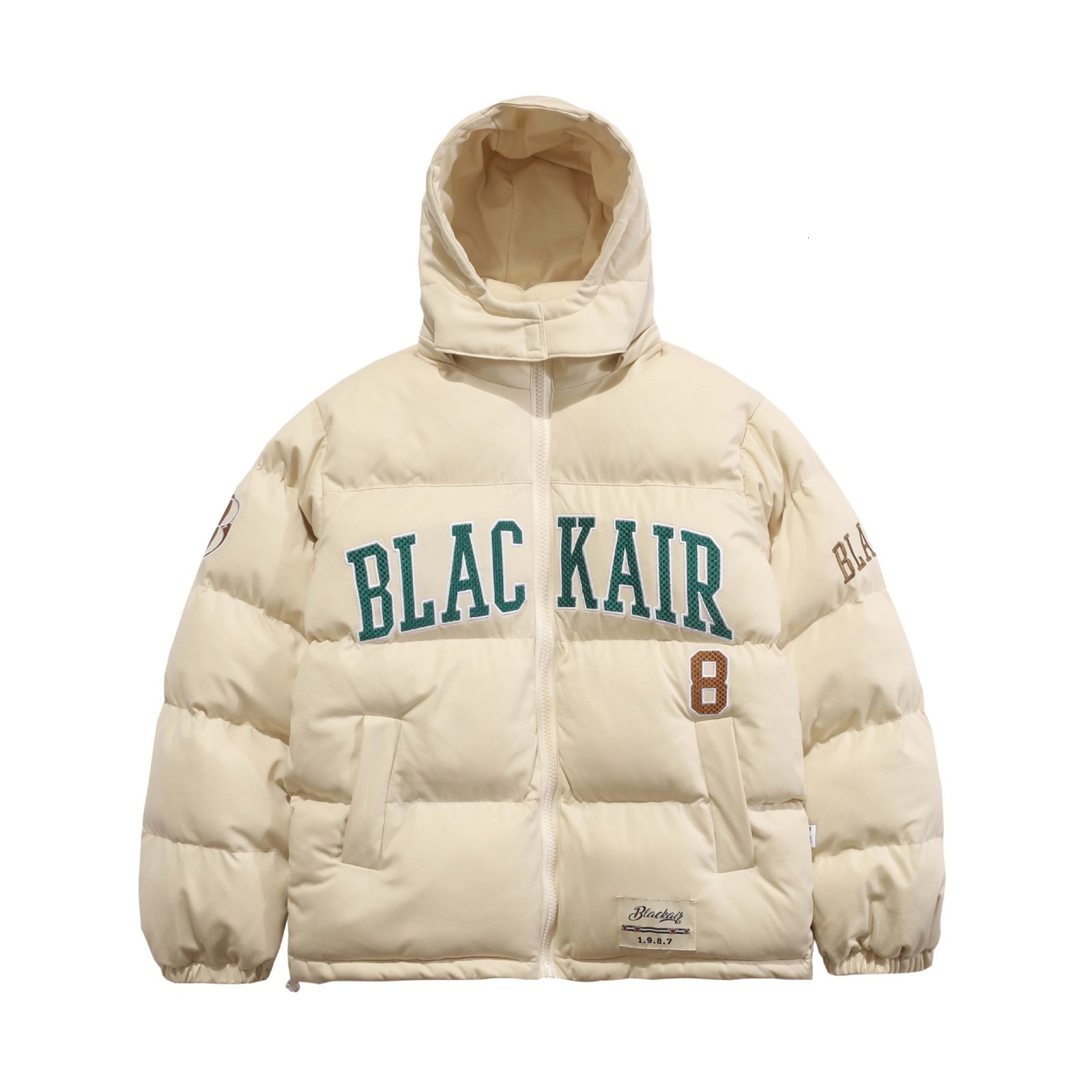 

Men s Down Parkas Winter Thick Parka Jacket Men Harajuku Streetwear Oversized Padded Cotton Hooded Bubble Coat Outwear Unisex 221206, Khaki