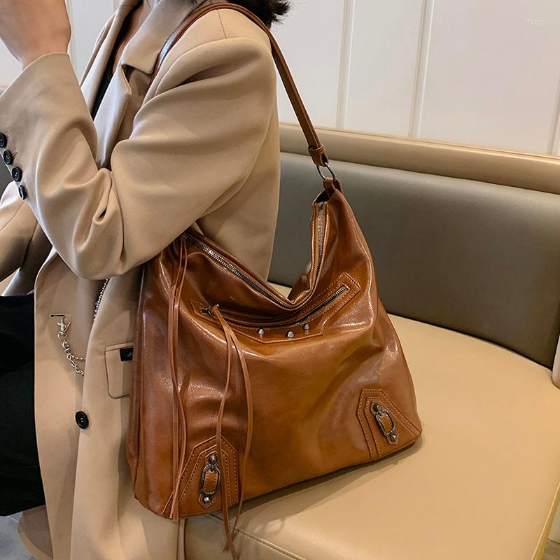

Evening Bags 2022 High Quality Hhigh-capacity Tote Bag Shoulder Solid Handbag Purses Women's Designer Large Capacity Crossbody, Black