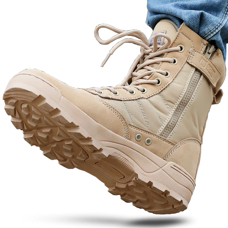 

Boots Men Desert Tactical Military s Working Safty Shoes Army Combat Militares Tacticos Zapatos Feamle 221207, Black