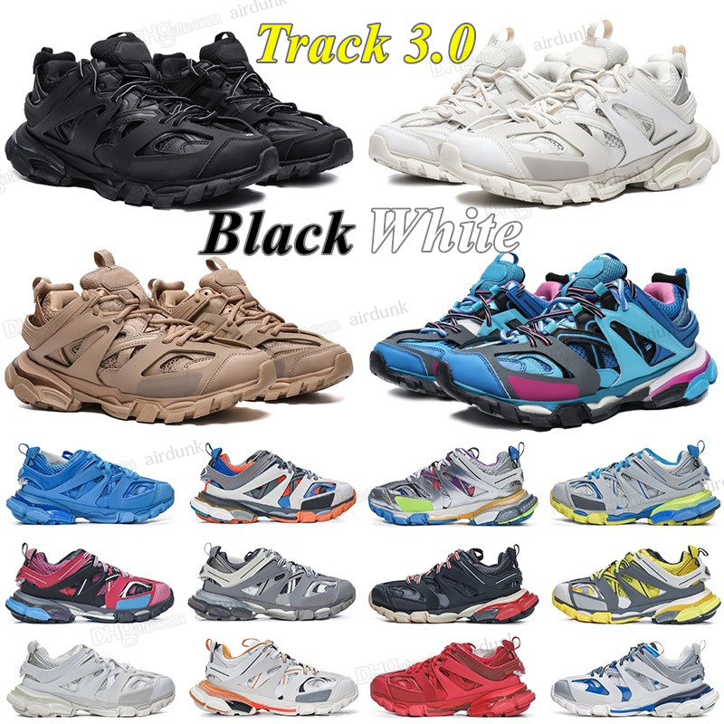 

With box Track 3 Shoes Luxury brand Designer Men Women Casual 3.0 Triple white black Sneakers Tess.s. Gomma leather Trainer Nylon Printed Platform trainers shoes 35-45, 20