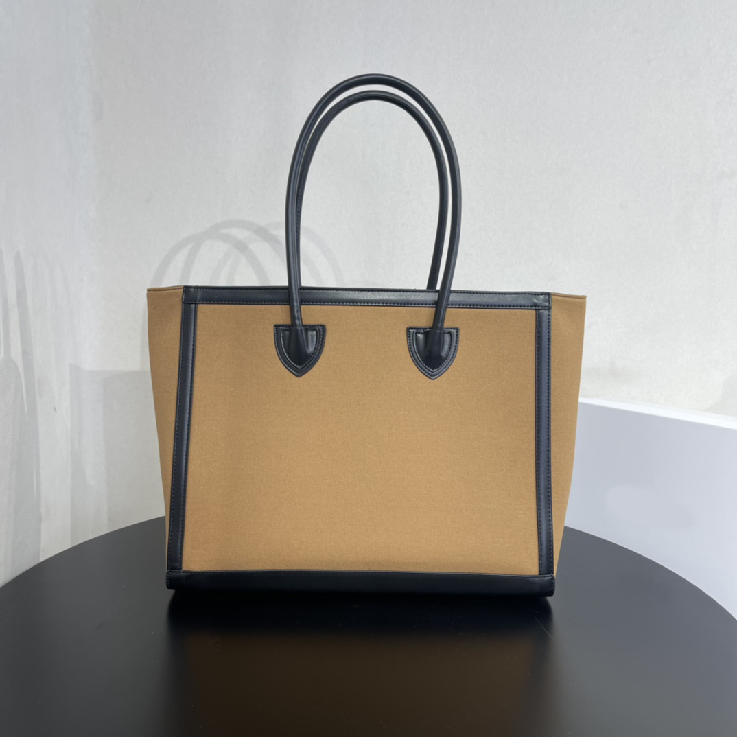 

5A Canvas B-Army 42 totes womens shoulder bag with leather panels balmain designer large big handbags