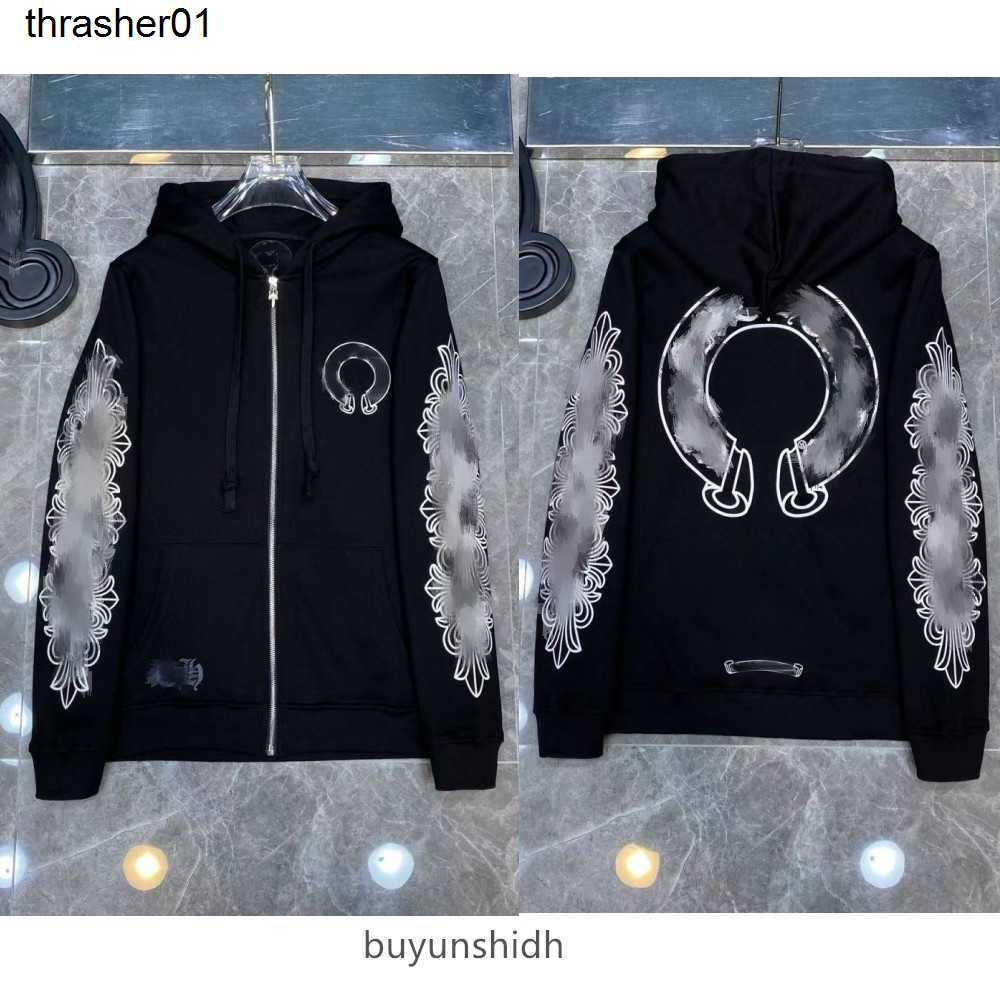 Men's Hoodies Sweatshirts Designer Hearts Hoodie Chromes Mens Hoody Clothing Womens Heart Hoodies Hooded Ch Cross Flower Arm Front Printed H