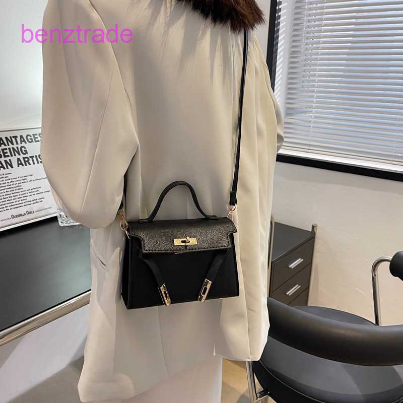 

Herme Kely bags for women online shop This year's popular women's versatile 2022 spring new fashion high sense messenger net red portable, White6