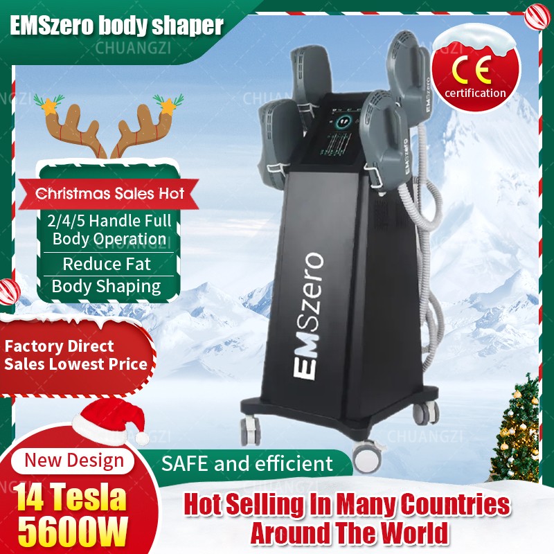 

Electric Massage Machine 14 Tesla Hi-Emt Body Styling Fat Reduction Emszero With 2/4/5 Handle To Build Muscle RF Pelvic Beauty Salons Must Have