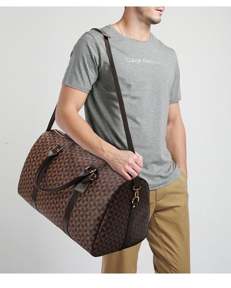 

Designers fashion duffel bags luxury men women female travel bags leather handbags large capacity holdall carry on luggage overnight weekender boys girls wallets, Withlogo