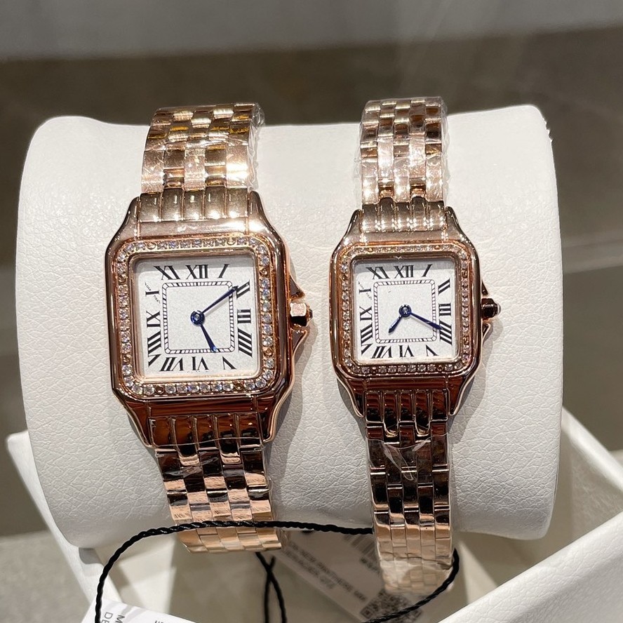 

Luxury Women Watches Diamond Bezel Elegant Fashion Gold Watch Dial Silver 22/27 Stainless Steel Quartzs Lady Wristwatches Original Swiss Quartz Movement Watch kdy, A2