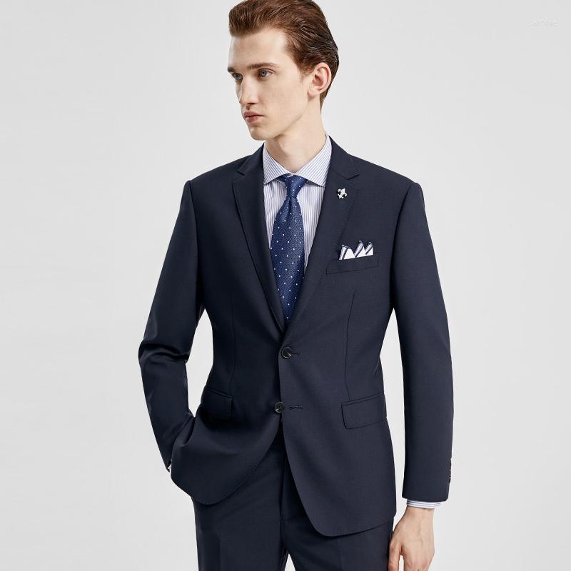 

Men's Suits Suit Wedding For Men Clothing 70% Wool Slim Gentle Fit Blue Grey Black Formal Jacket Vest Pant Groom Wear 58 5XL, Black blazer pant