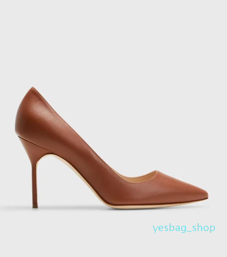 

Pumps Shoes Suede Pump Women Classic Luxury Design Blahniks 90Mm High Heel 33, 13