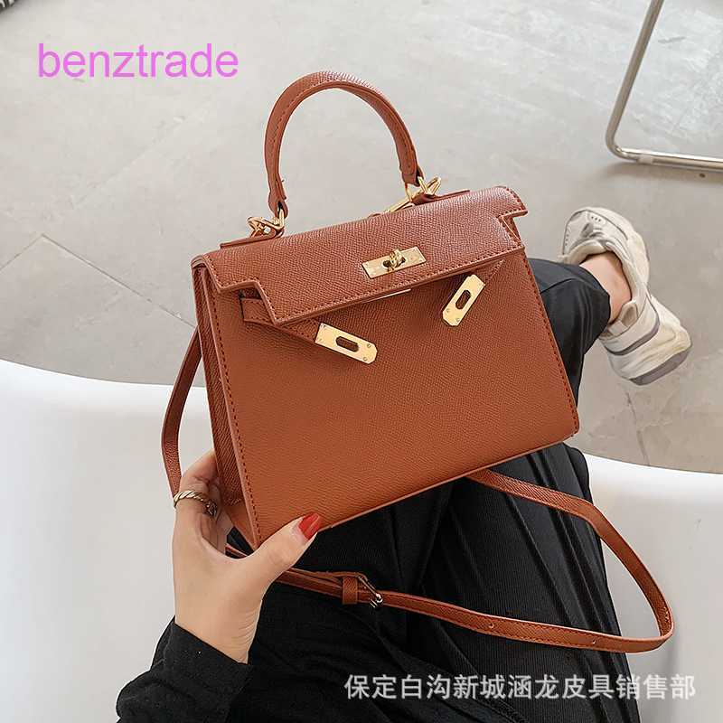 

Herme Kely bags for women online shop 2022 new texture women's fashion simple and versatile One Shoulder Messenger Bag feminine N8IP, White8