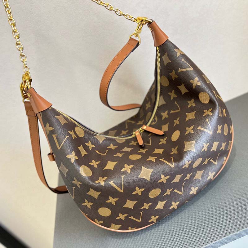 

designer bags for women luxury shoulder bags hobo crossbody Chain Shoulders Wallet noe modeling bag Wallets Fashion Womens shopping Leather Metallic, Brown