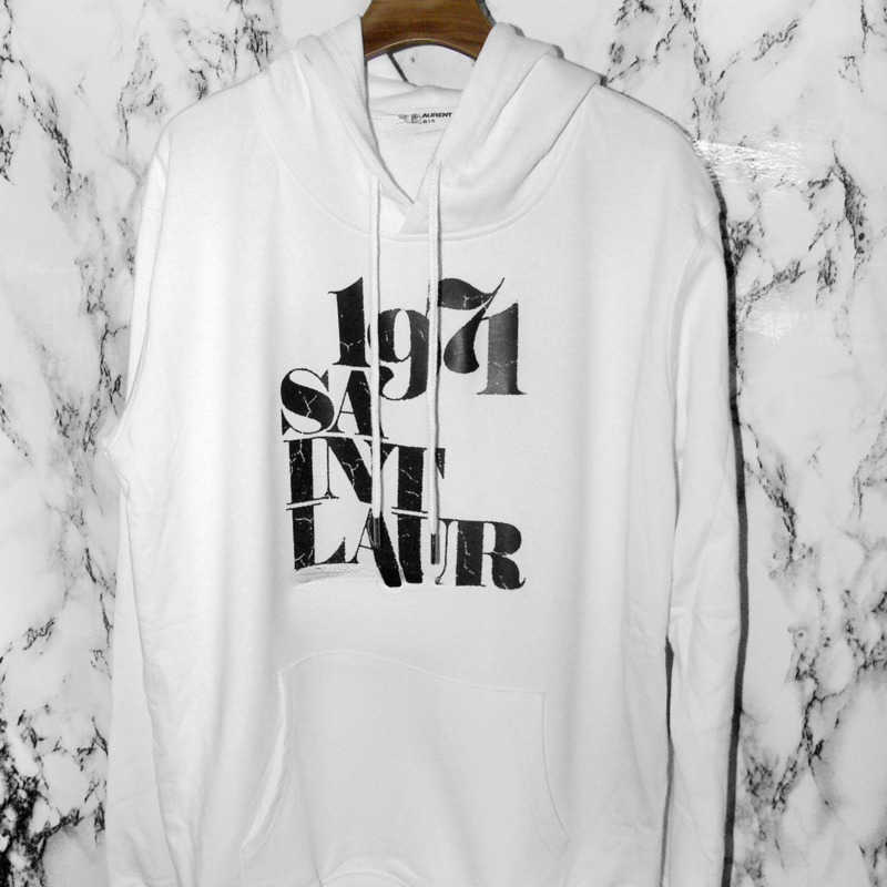 

Plus size mens hoodie YSLs hooded sweater fashion printed sweatshirt Saint designer hoodies men hoody loose women pullover jacket 8 style, Sl-1