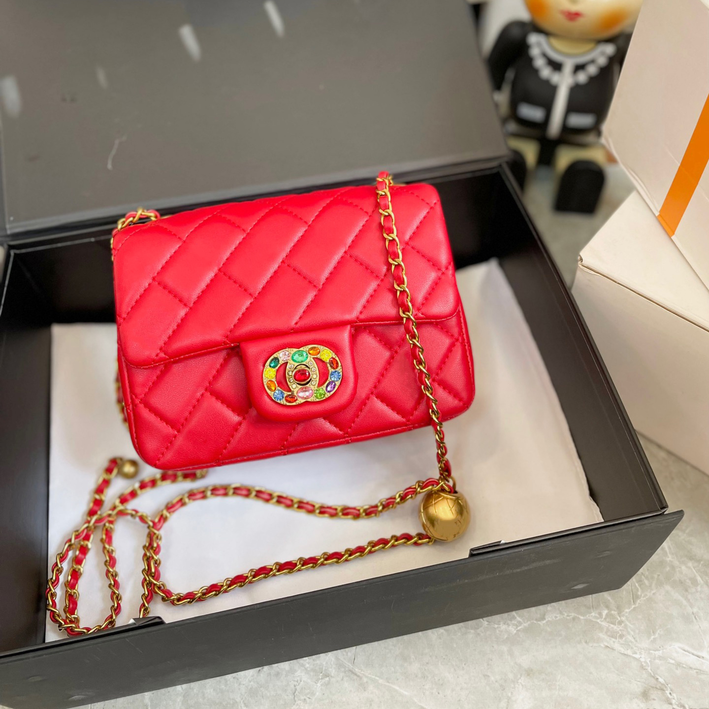 

5A Designer Bag Luxury Purse H Brand Shoulder Bags Leather Handbag Woman Crossbody Messager Cosmetic Purses Wallet by top99 S268 003, #box