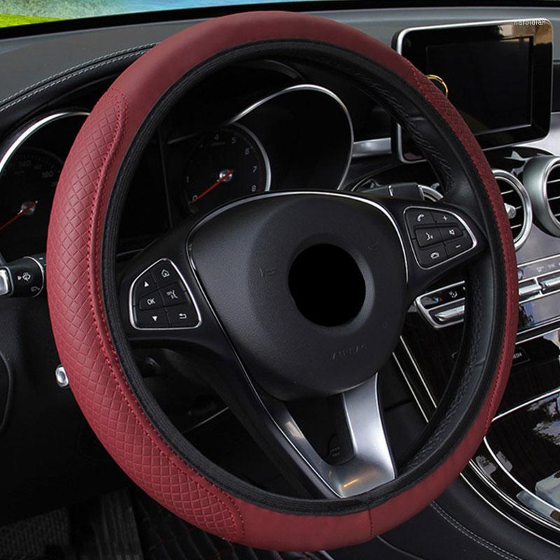 

Steering Wheel Covers Cover Braid On The Cubre Volante Auto Car Accessories