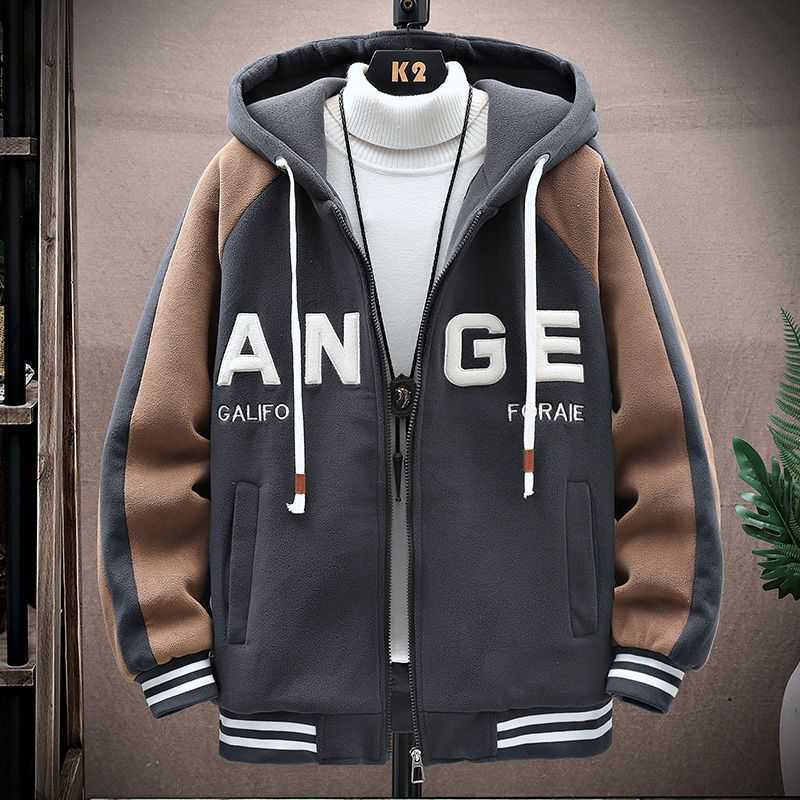 

Designer winter cotton men's jacket coat thickened thermal hooded loose women's jacket hooded cardigan