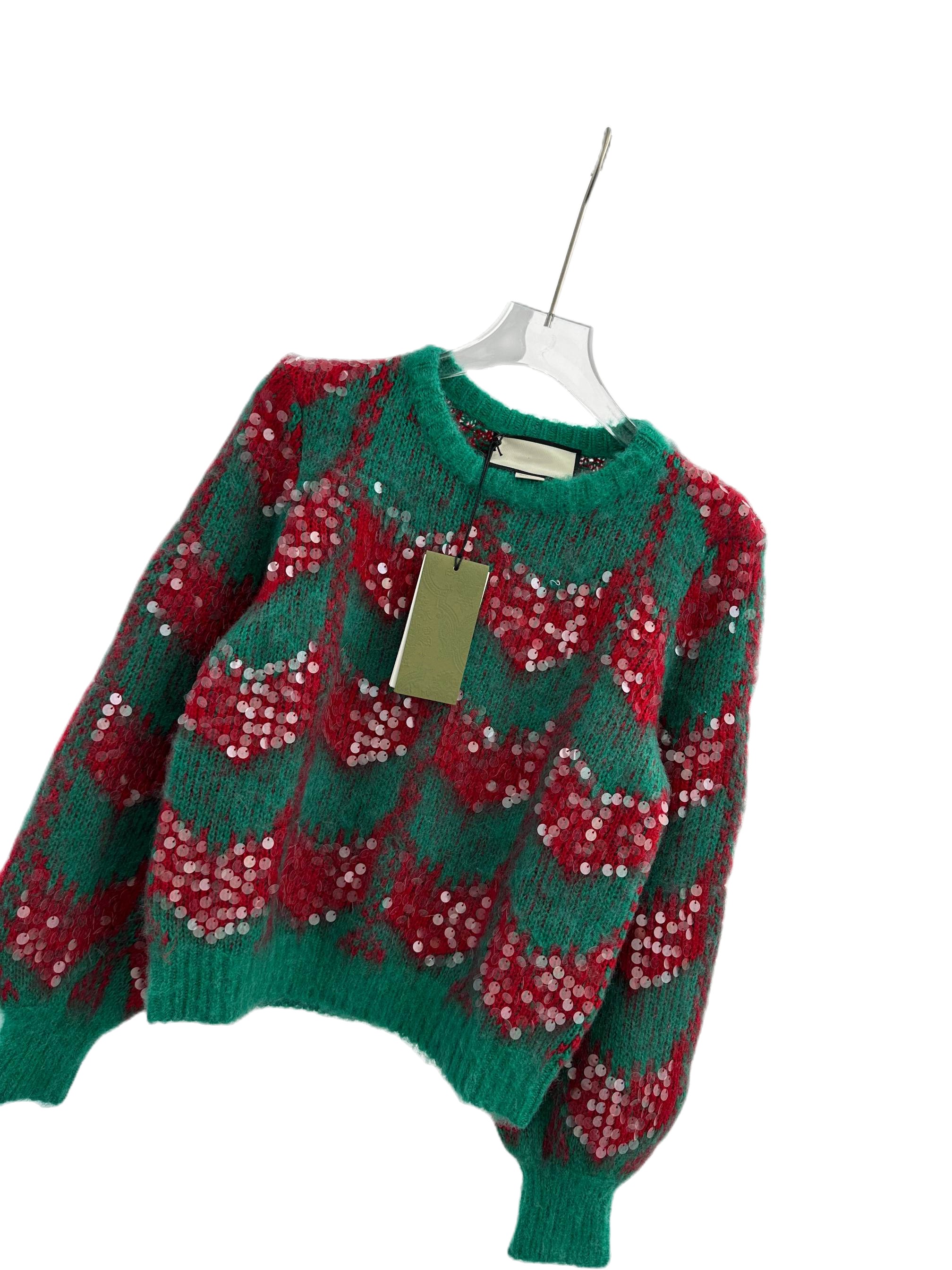 

Autumn and winter temperament new style grand lady lantern sleeve design round neck sweater, Customize