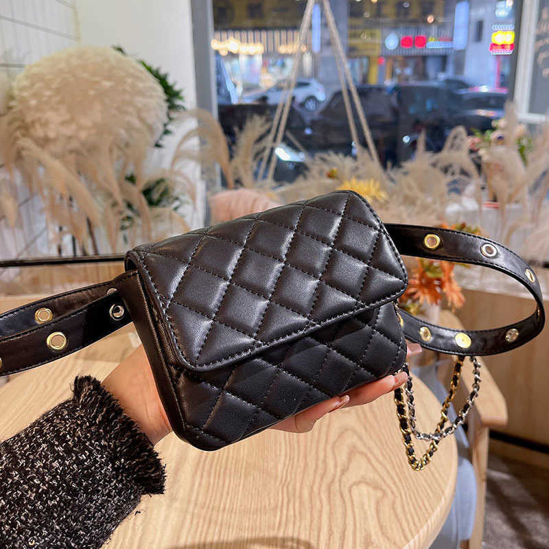 

CC Bag Wallets Classic Mini Flap Fanny Pack Bags Famous Designer Autumn Fashion Bum Sac Seau Purse Adjustable Strap Real Leather Crossbody S, Box