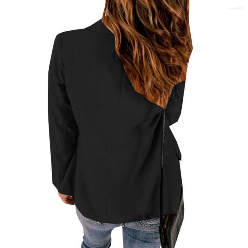 

Women's Suits Stylish Women Blazer Commuting Style 3D Cutting Anti-shrink Office Daily Clothing, Black