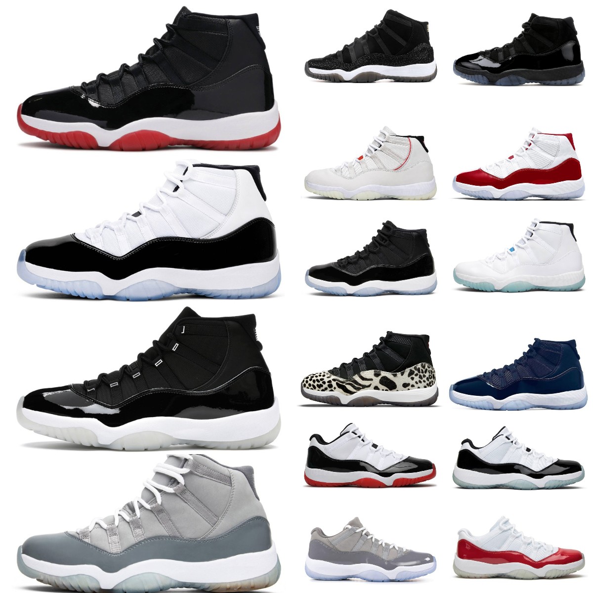 

NEW Mens basketball shoes women 11s 11 Cherry Midnight Navy Cool Grey Concord Bred win like 96 Platinum Tint Bright Citrus UNC Pure Violet men sports sneakers 36-47, Bubble column