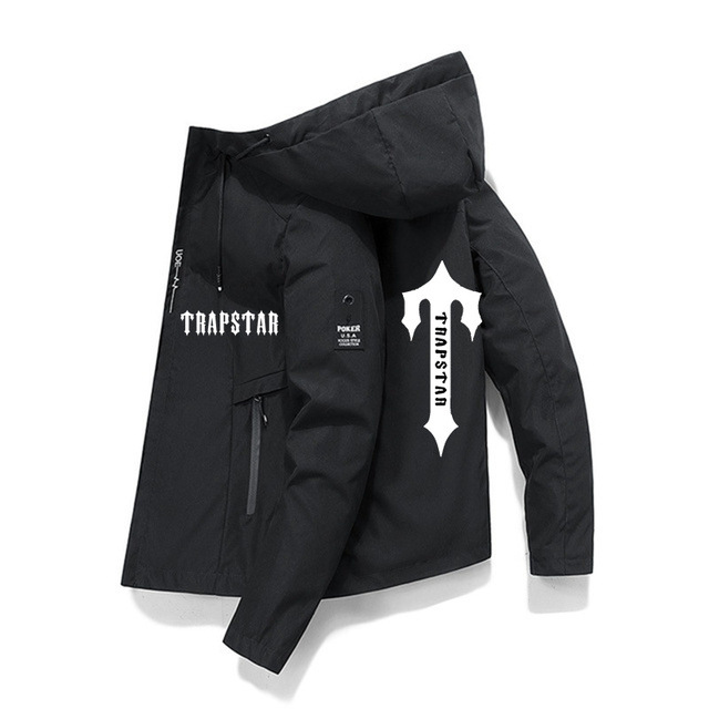 

Men's Jackets Trapstar Clothing Outdoor Camping Hiking Jacket Autumn And Winter New Breathable Hoodie Windbreaker Adventure
