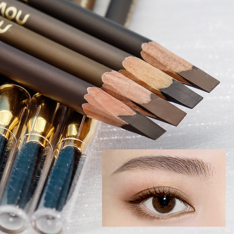 

Nove Pencils Eyebrow Enhancers Makeup Items High-Quality Professional Eye Cosmetic Permanent Eyebrow Tattoo Pencil, Natural brown