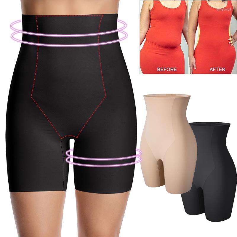 

Women' Shapers High Waist Shapewear Control Shorts Women Body Shaper Thigh Slimmer Slip Short Panty Tummy Slim Postpartum Underwear, Black