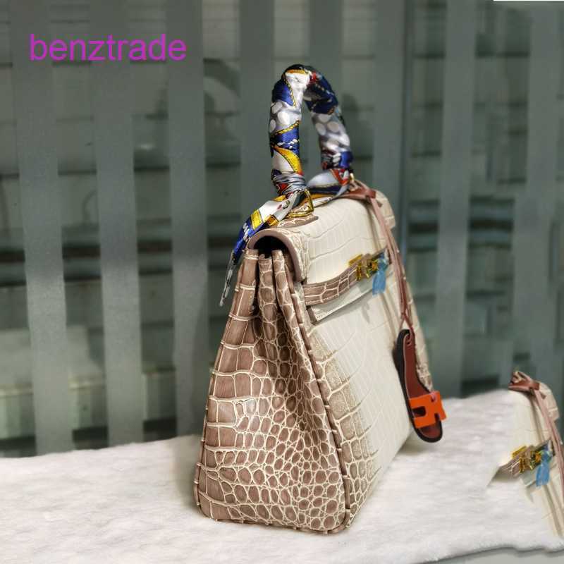 

Herme Kely bags for women online shop Bag Women's 2022 New Fashion Versatile Crocodile Pattern Handbag One Shoulder Crossbody Smal JWNN, Black 28 cm