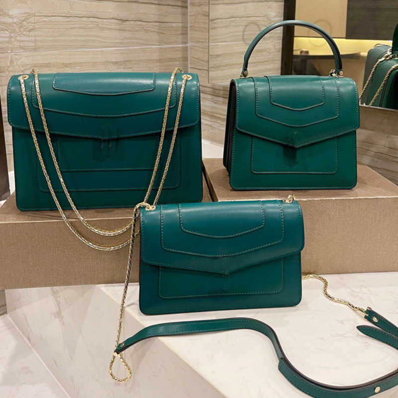 

Cross Body Chain Bag Handbag Shoulder Plain Cowhide Real Leather Tote Snakehead Enamel Color Hardware Buckle designer Three Styles, Extra cost difference