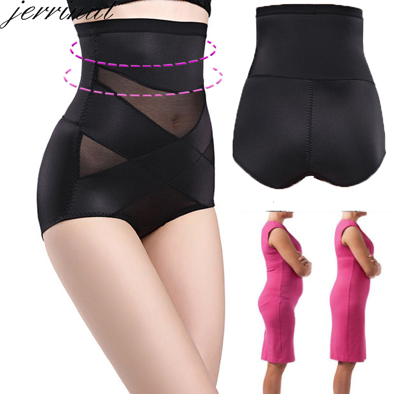 

Womens Shapers Jerrinut High Waist Trainer Body Shaper Slimming Underwear Binders and Corset Panties For woman Sexy Briefs 221206, Skin