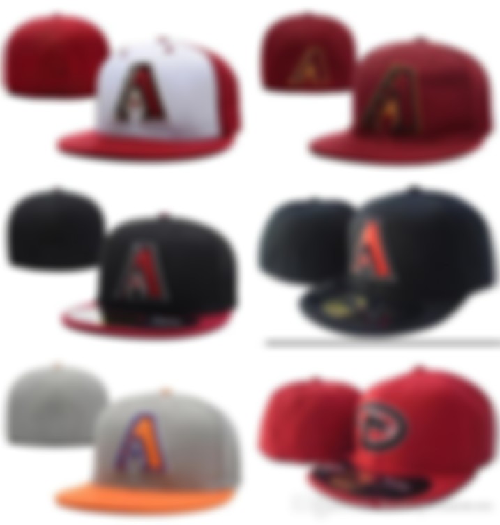

2022 Men's Full Size Closed Caps Baseball Sports All Team Fitted Hats Mix Color Fashion Hip Hop Classic Black Color Flat Visor CN-001