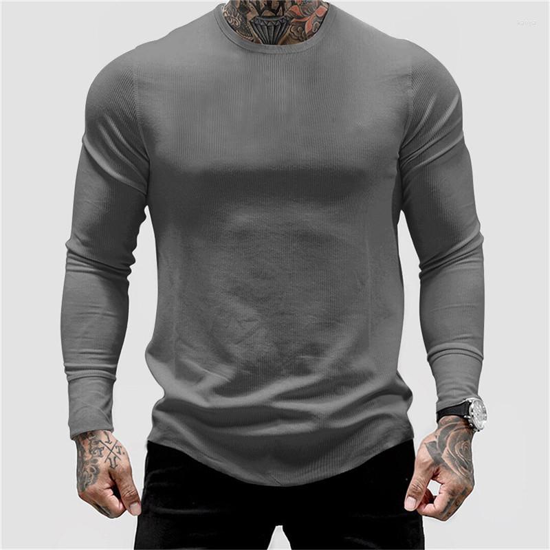 

Men's T Shirts 2022 Spring And Autumn Women's Sports T-Shirts Running Training Fitness Clothes Threaded Round Neck Shirt Men, Black