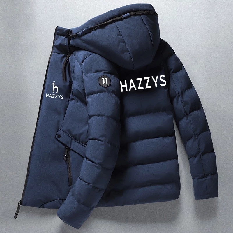 

Mens Down Parkas Autumn and Winter Fashion HAZZYS Casual Warm Hooded Jacket Waterproof Wind proof Breathable High quality K 221207