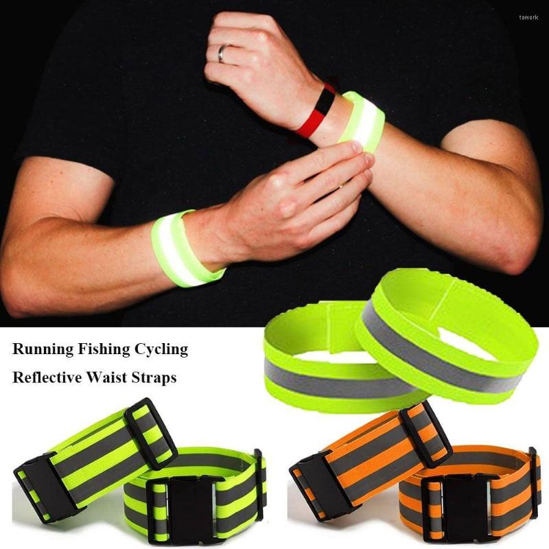 

Waist Support Wristband Outdoor Running Fishing Accessories Bike Safety Alert Sport Tape Cycling Reflective Straps Warning Armband