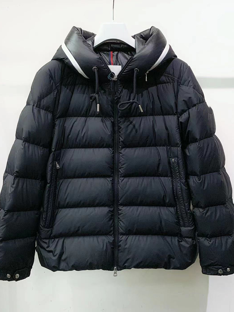 

Mens Down Parkas Winter Letter Hooded Windproof Coat Designer Casual Loose Black White Duck Puffer Jacket ZN152 221207