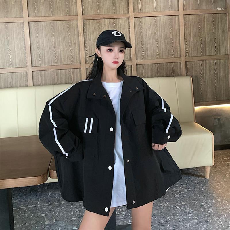 

Women's Jackets 2022 Loose Harbourside Jacket Top Salt Work Coat Women, Black