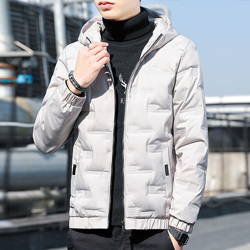 

Men's Down Parkas s Winter Golf Fashion Versatile Cotton Jacket Down Solid Color High quality Coat Temperament Casual 221207, Doulv 1988