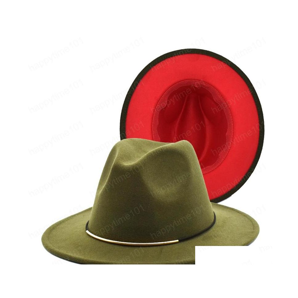

Wide Brim Hats Bucket Hats Black Redwork Wool Felt Jazz Fedora Hats Belt Decor Women Unisex Wide Brim Panama Party Trilby Cowboy C Dhgkn, 12
