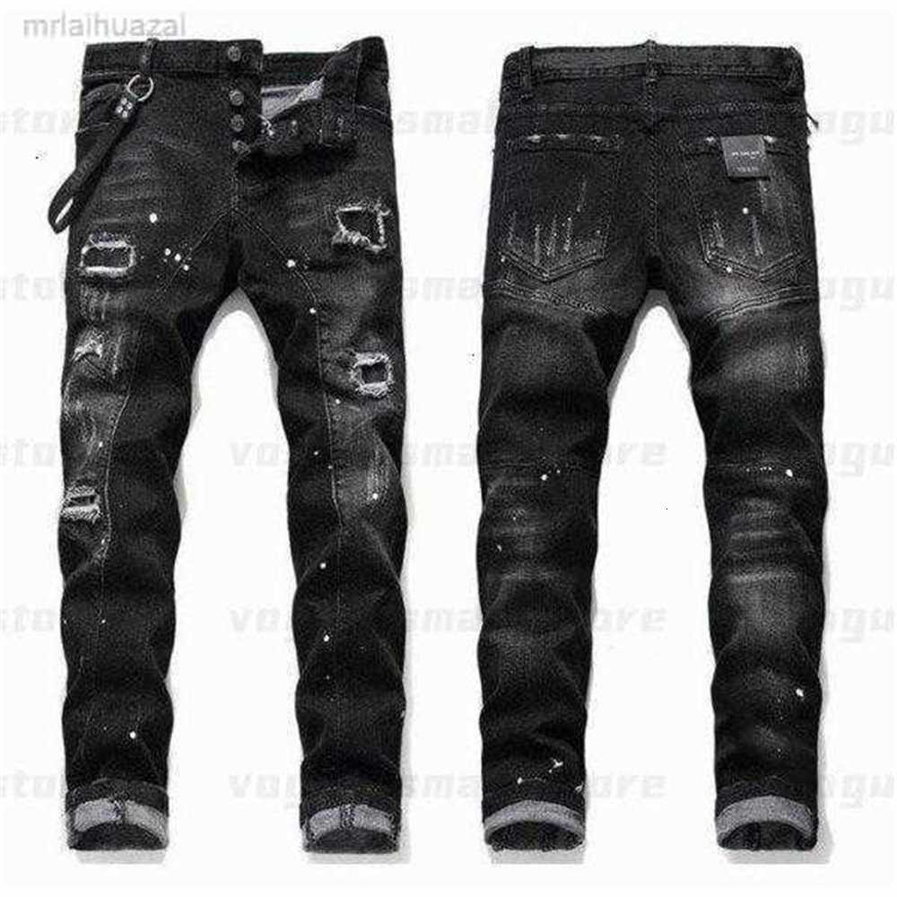 

Men's Jeans Mens Cool Rips Stretch Designer Jeans Distressed Ripped Biker Slim Fit Washed Motorcycle Denim Men s Hip Hop Fashion Man Pants 2021yp50, 1010