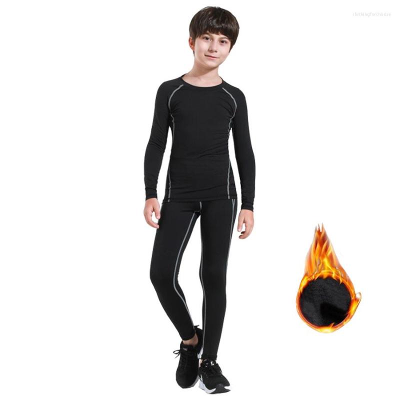 

Men's Thermal Underwear Set Boys Girls Winter Warm Long Johns Fast-Dry Thermo For Kids Lucky Sportswear T-shirt Pants, Pant with velvet