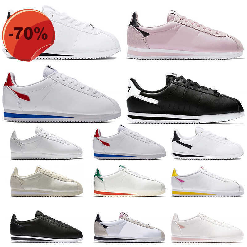 

Newest Cortez Classic basic men running Shoes Prm Eva Premium triple black white Forrest Gump nylon university blue red light bone, A15 36-44