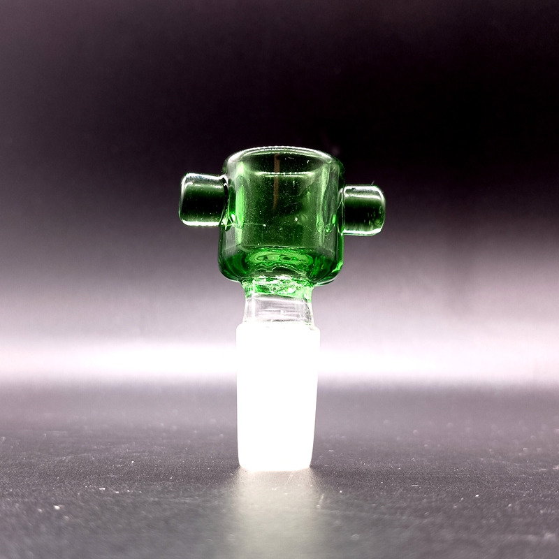 

Green Glass Bowl Slide with Built-in Screen 14mm 18mm Male Smoking Accessories for Hand Pieps Dab Rigs