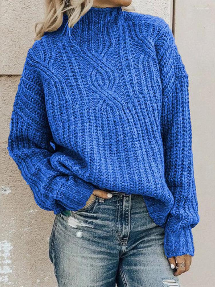 

Women' Sweaters Oversized Sweater Women Jumper Knitted Warm Pullover Long Sleeve Womens Knitwear 2022 Fashion Winter Clothes Tops, Black