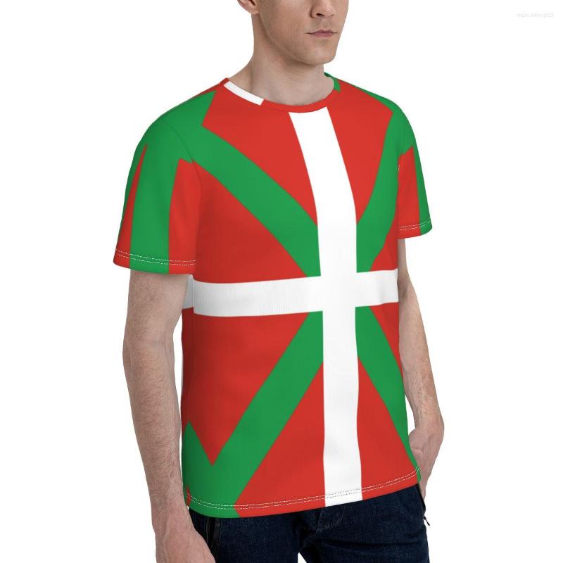 

Men' T Shirts Promo Baseball Euskadi Flag T-shirt Graphic Vintage Shirt Print R333 Tops Tees European Size