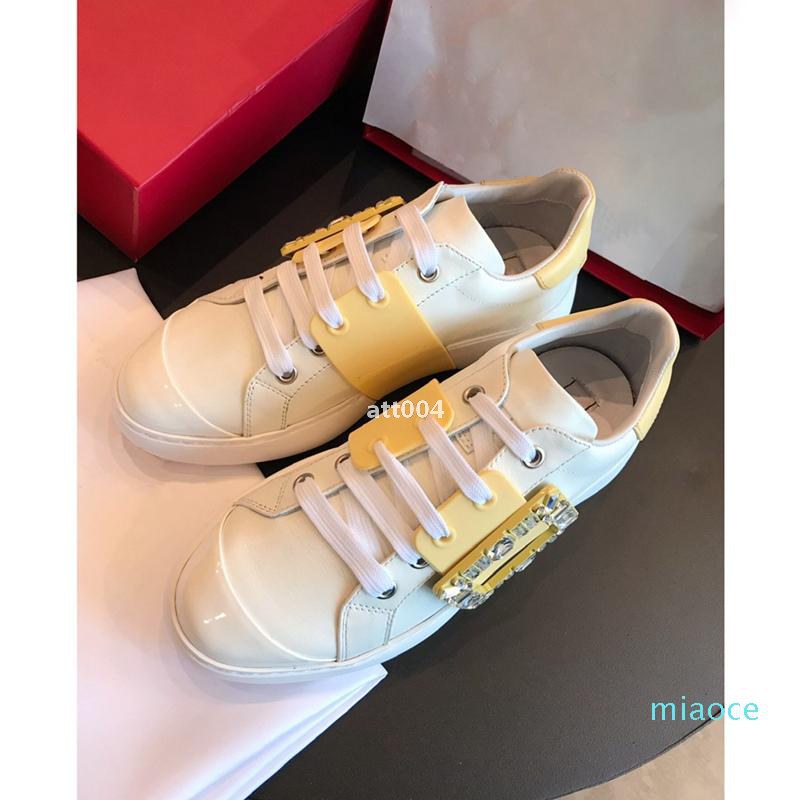 

designer Color Platform Shoe Fashion Women Open Designer Sneakers Stripe Studs Genuine Leather Flat Casual Shoe valentinoes valentinoity tGV, Red