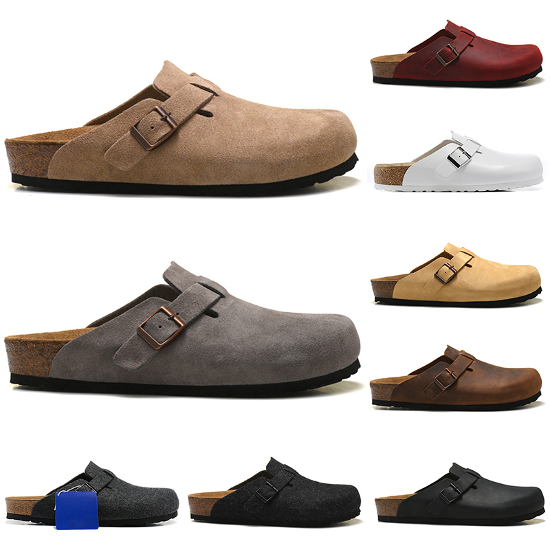 

birks boston clog sandals designer slipper slippers clogs mens slides for men sliders luxury platform pantoufle mules flat flip flop womens sandales sandles shoes -1