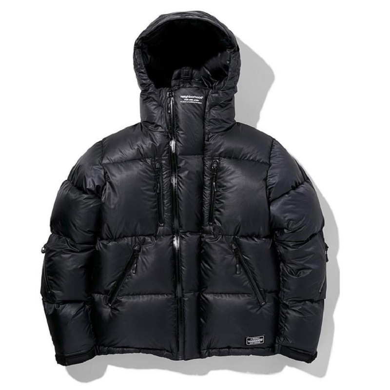 

Mens Down Parkas down Jacket Trendy Short Winter European and American Thickened Work Clothes Student Fashion Brand WarmKeeping 221207, Black