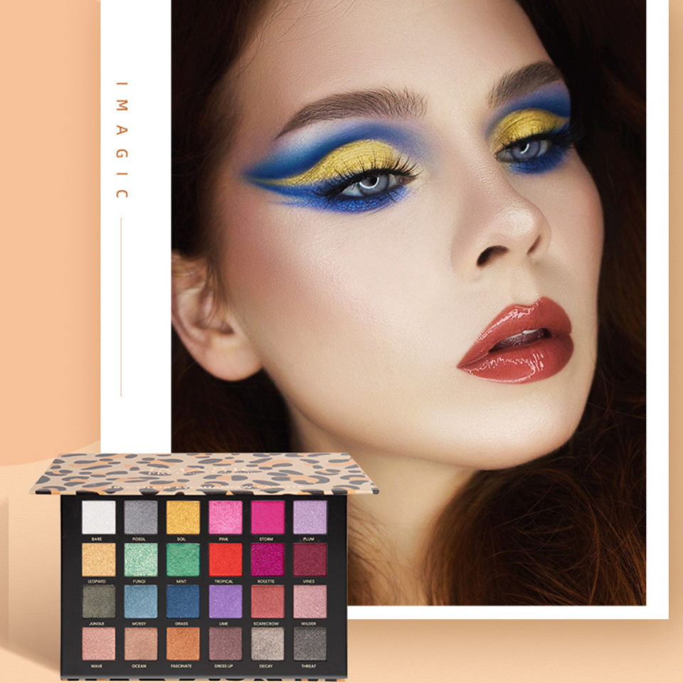 

48 Colors Eyeshadow Makeup Palette IMAGIC Matte Shimmer Colorful Long-lasting Eyeshadow Glitter Smooth Eye Shadow Cosmetics Perf, Ey-345