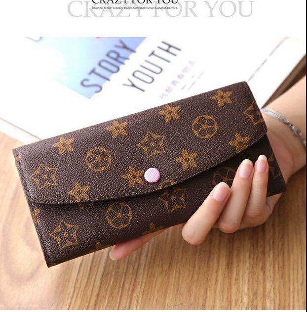 

Luxurys Designers Wallet Short Long Wallets Bag Card Holder Carry Around Women Pocket Single Zipper Holders Money Cards Coins Men Leather Purse Evening Bags, Red