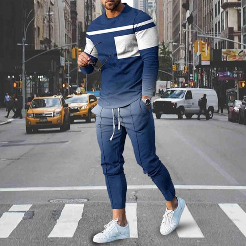 

Men's Tracksuits 2022 Men Sportswear Spring Autumn All 2 Piece Sets Sports Suit T-shirt Pant Sweatsuit Male Fashion Clothing Oversized, 19