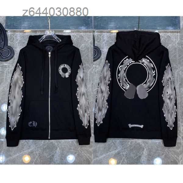 

Men' Fashion Luxury Sweatshirts Designer Classic Hoodies Ch Zipper Hooded Sweater Casual Men Women Cross Pullover Sanskrit Hoodie Tops Coat 5367I9